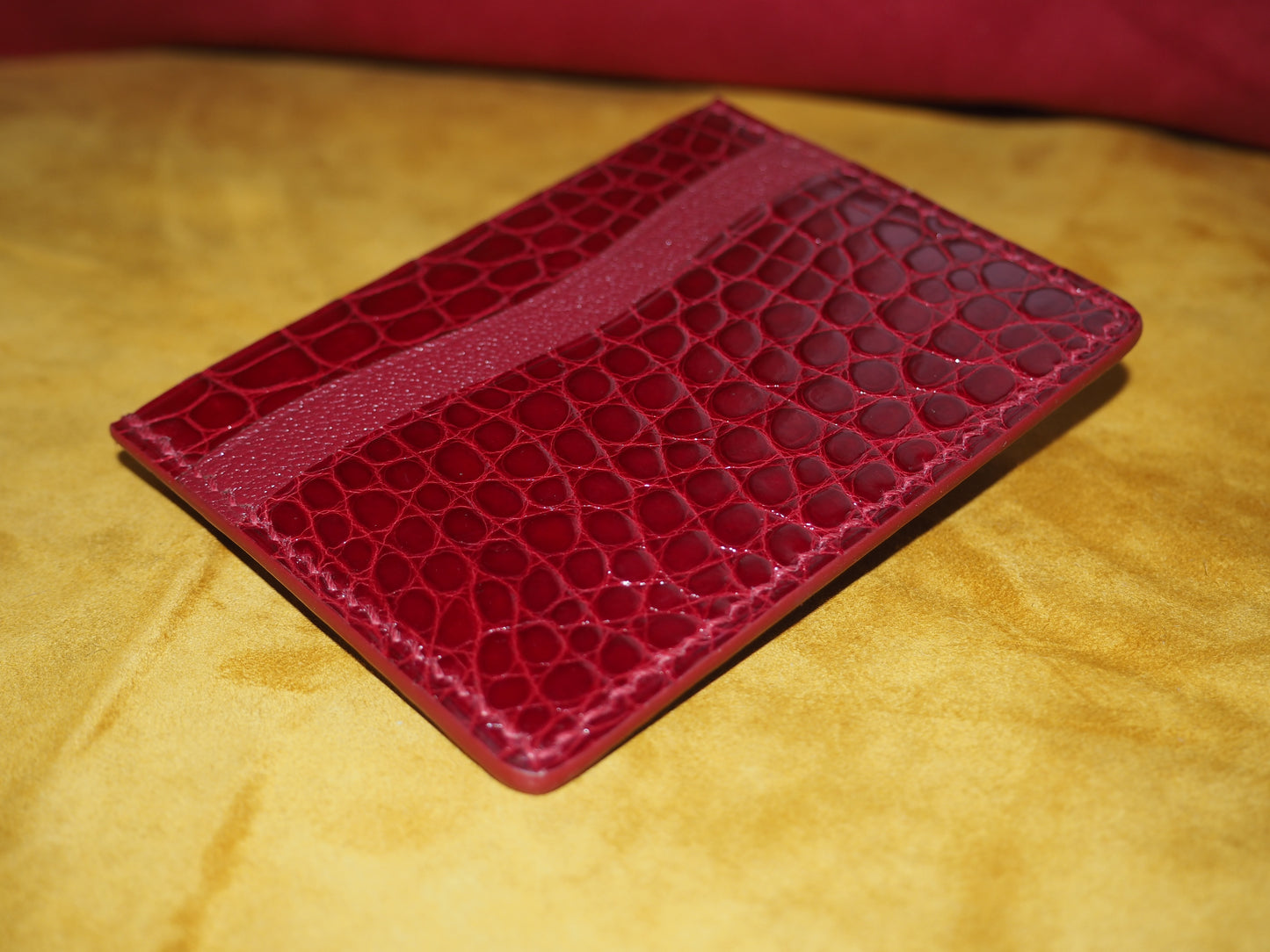 Porte-cartes rouge