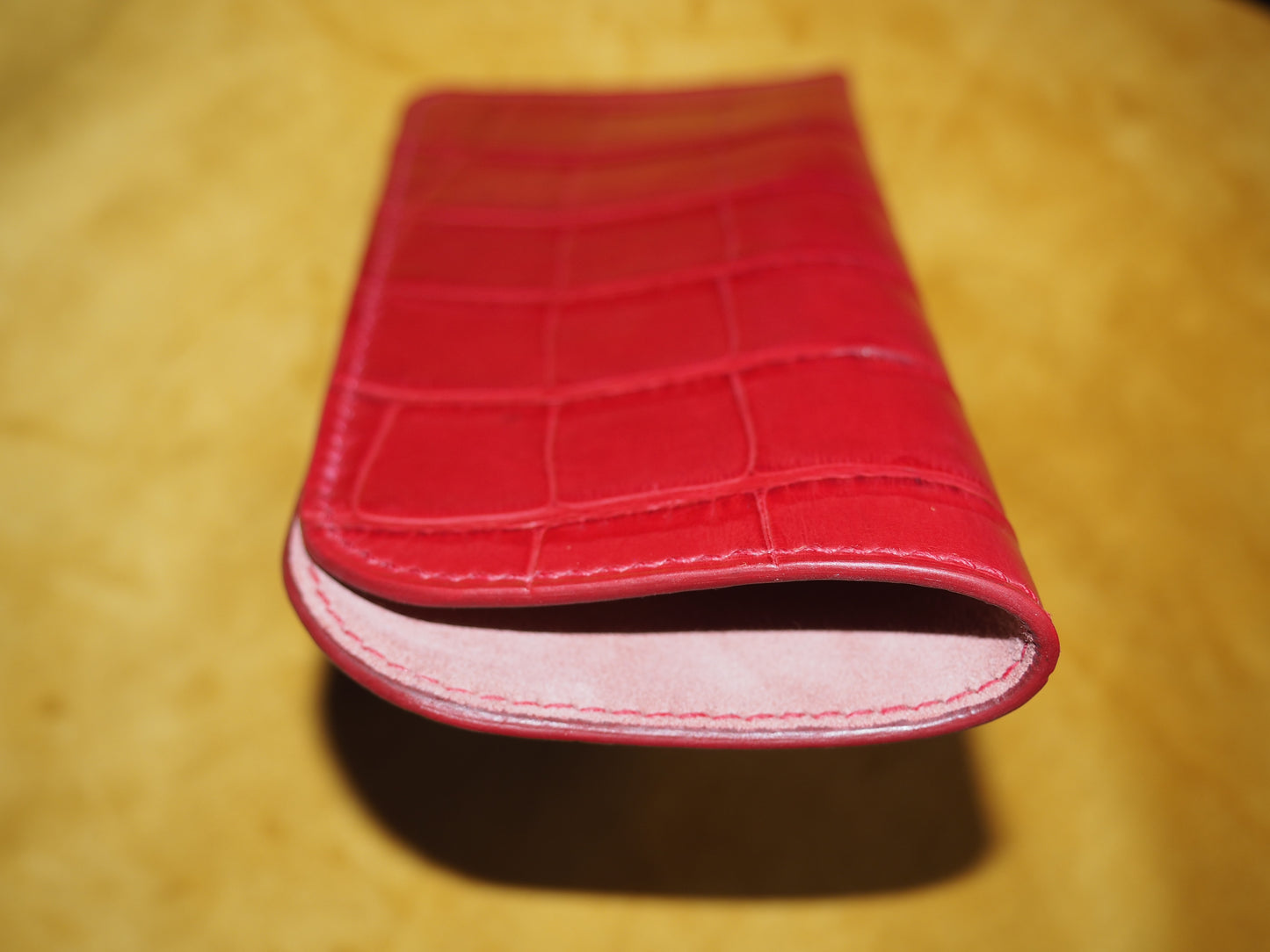 Étui à lunettes rouge