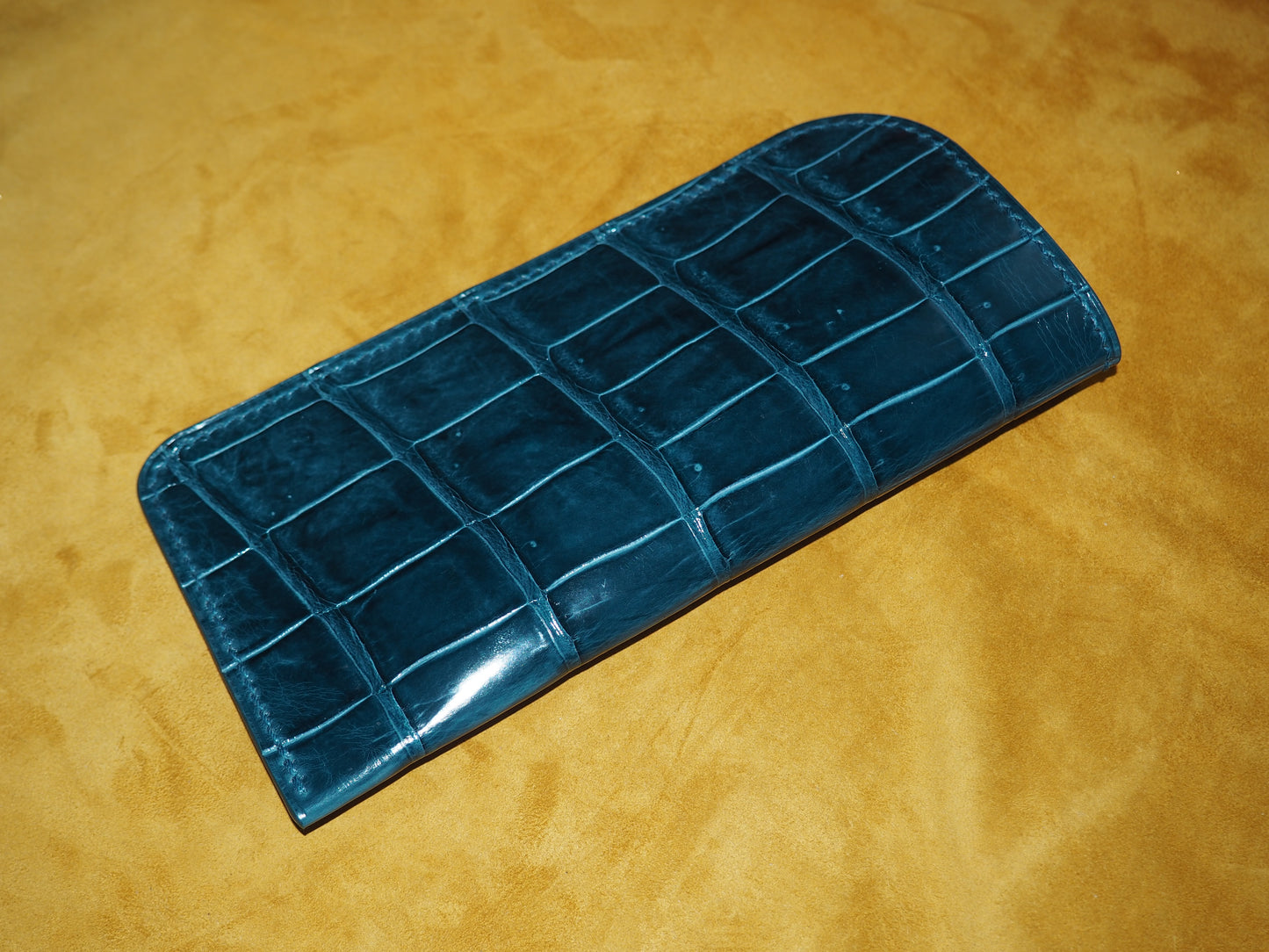 Étui à lunettes bleu