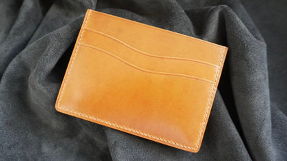 Porte-cartes en cuir Shell Cordovan