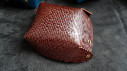 Vide-poche en cuir de veau tannage végétal