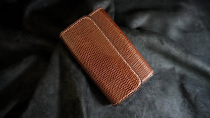 Porte-clés en cuir de lézard 6 clés