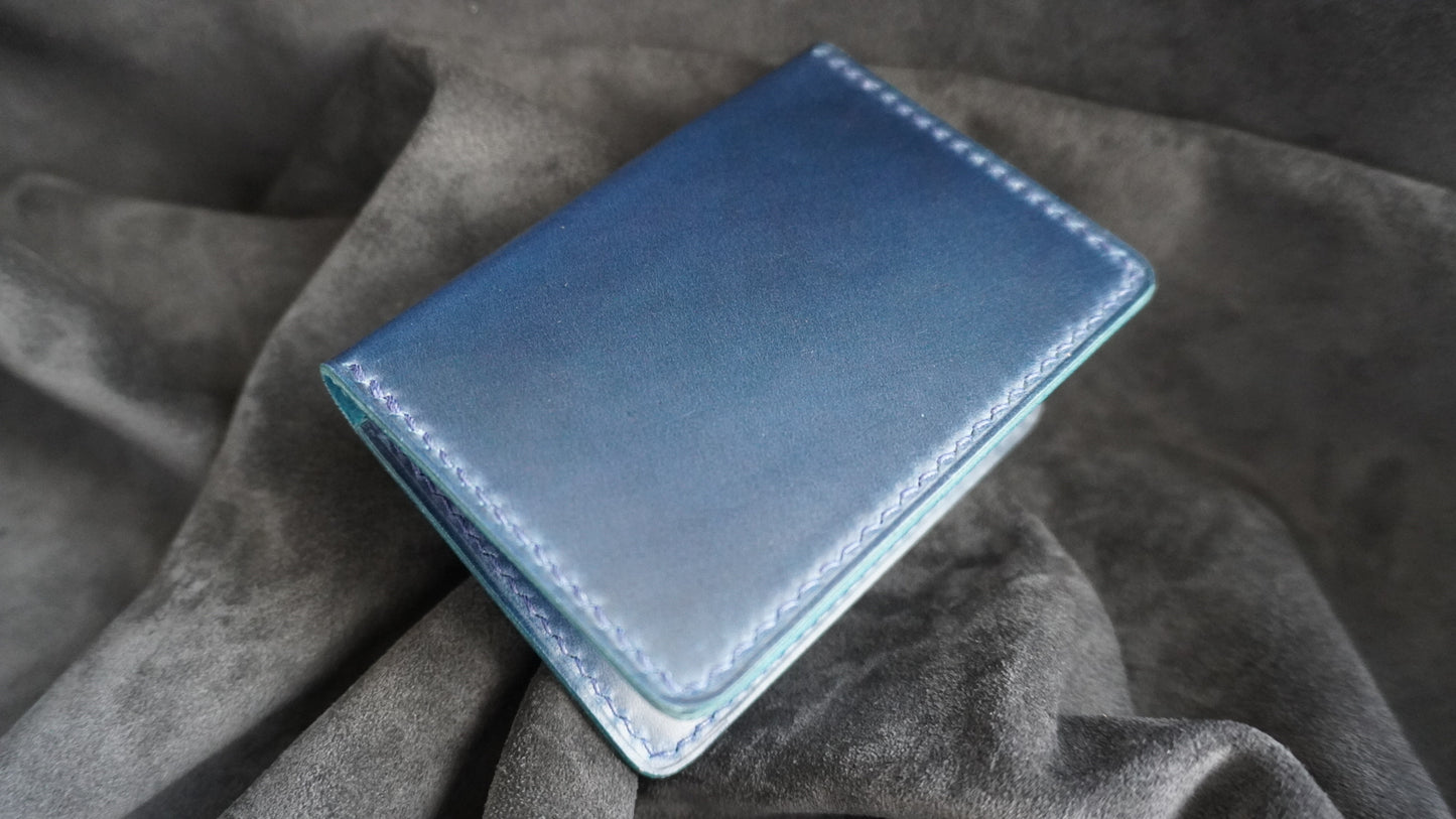 Porte-cartes en cuir Shell Cordovan