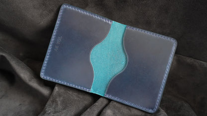 Porte-cartes en cuir Shell Cordovan