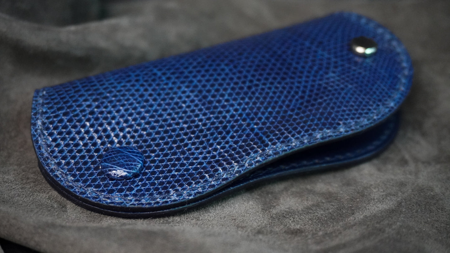 Porte-clés en cuir de lézard « Papillon »