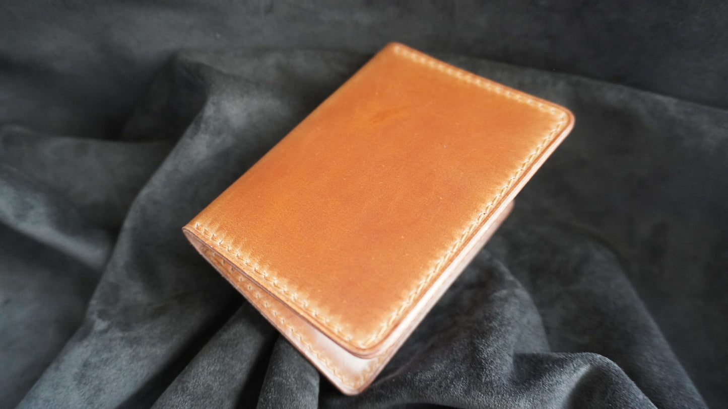 Porte-cartes en cuir Shell Cordovan