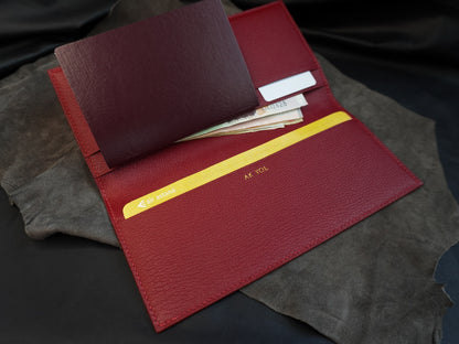 Pochette de voyage en cuir d’alligator