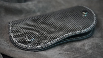 Porte-clés en cuir de lézard « Papillon »