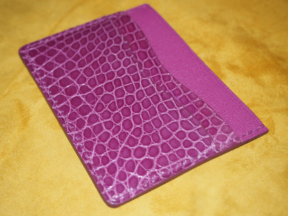 Porte-cartes violet