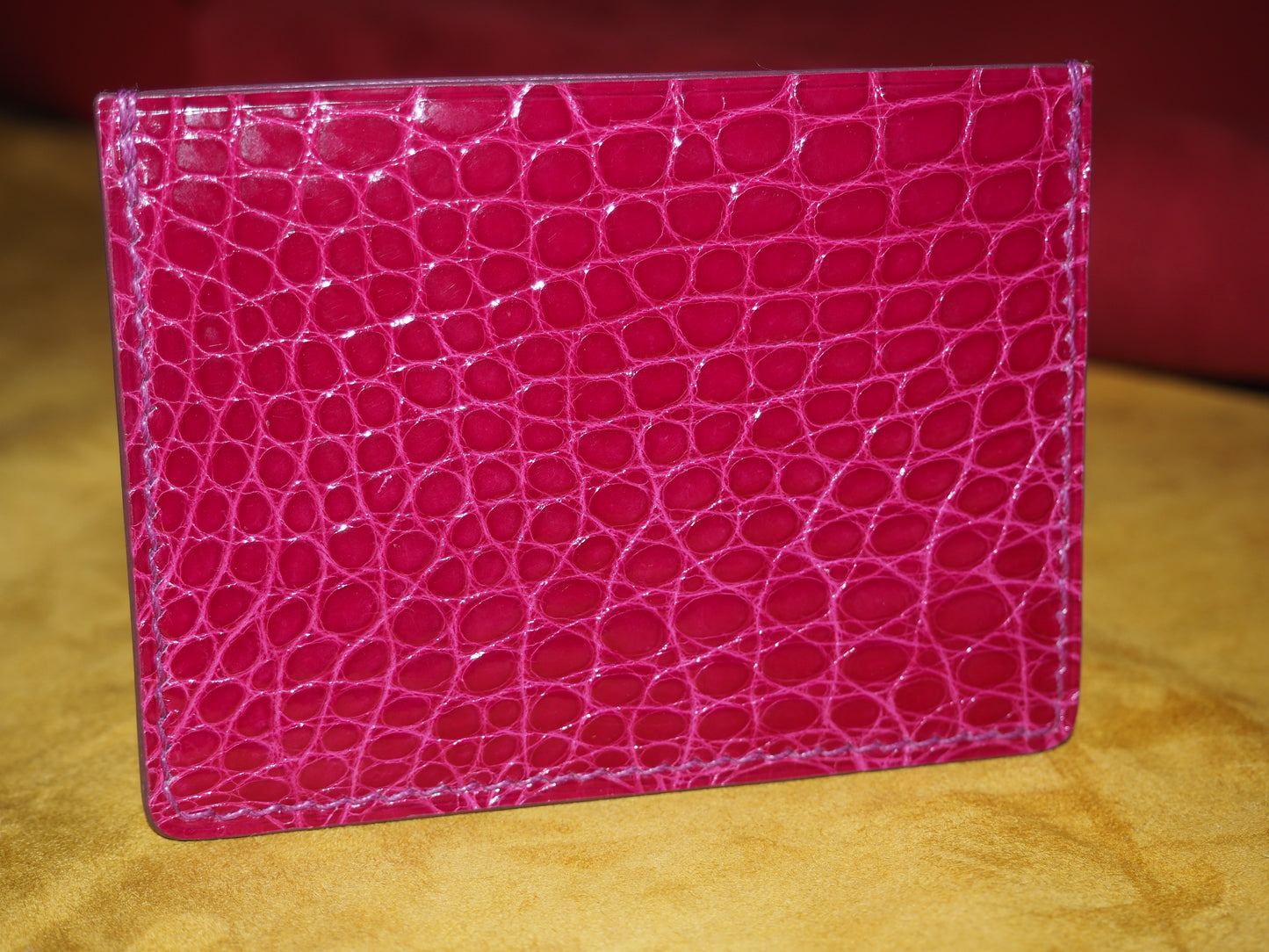 Porte-cartes rose